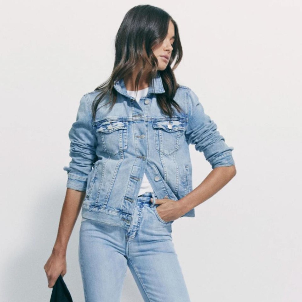 Blue denim jacket women’s - Picture 1 of 4